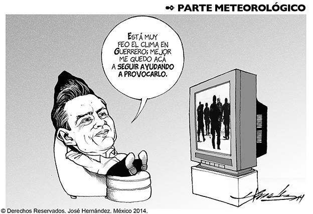 Parte meteorológico.